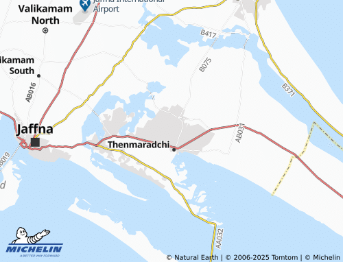 MICHELIN Kalvayal map - ViaMichelin