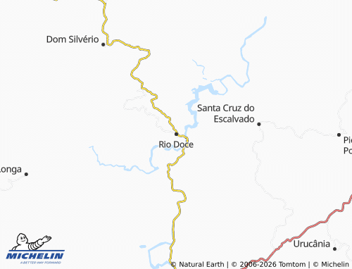 MICHELIN Rio Doce map - ViaMichelin