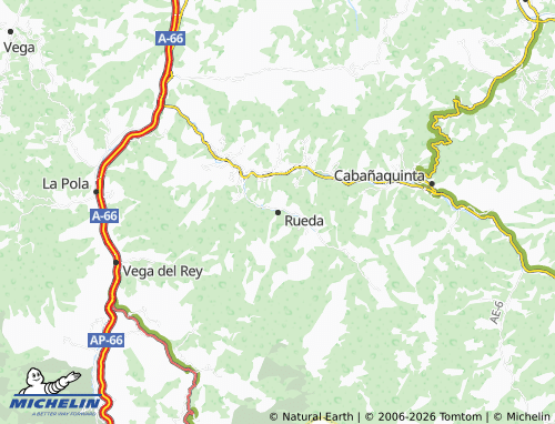 MICHELIN-Landkarte Rueda - ViaMichelin