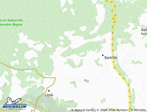 MICHELIN Żabickie map - ViaMichelin