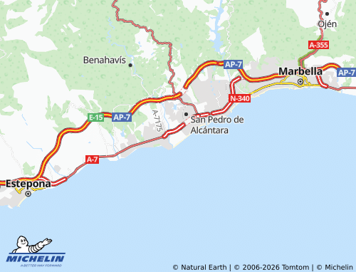 MICHELIN Guadalmina Baja map - ViaMichelin