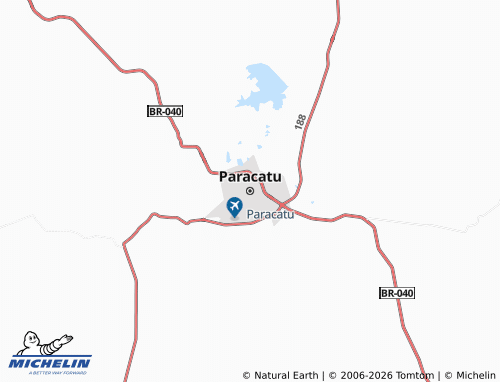 Mappa MICHELIN Paracatu - ViaMichelin