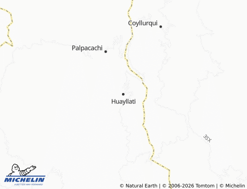 MICHELIN Huayllati map - ViaMichelin