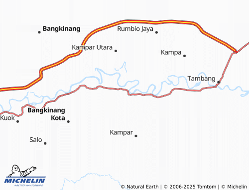 MICHELIN Bukit Ranah map - ViaMichelin