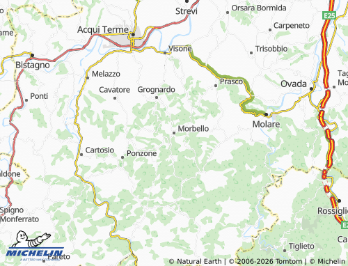 Mapa MICHELIN Morbello - ViaMichelin