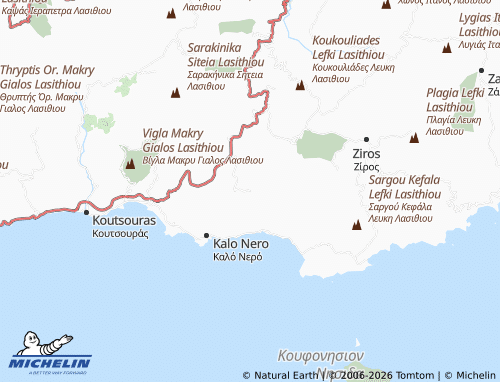 Carte MICHELIN Perivolakia - ViaMichelin