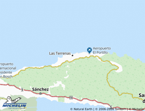 MICHELIN Las Terrenas map - ViaMichelin