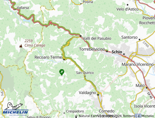 MICHELIN Piazza map - ViaMichelin