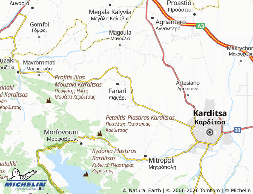 MICHELIN Loxada map - ViaMichelin