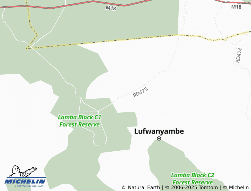 MICHELIN Kapolobwe map - ViaMichelin