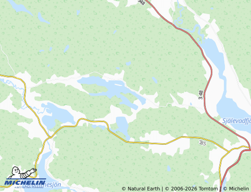 MICHELIN Komnäs map - ViaMichelin
