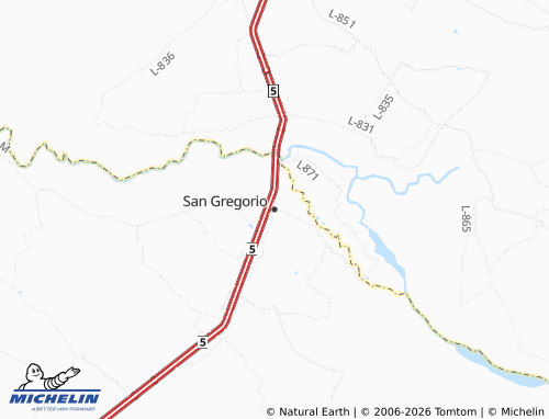 Mappa MICHELIN San Gregorio - ViaMichelin