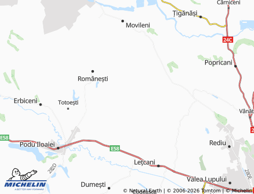 MICHELIN Avântu map - ViaMichelin