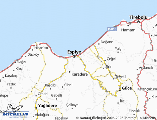 Mappa MICHELIN Çam - ViaMichelin