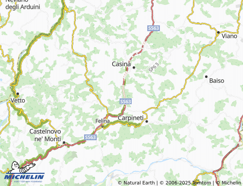 MICHELIN-Landkarte Marola - ViaMichelin