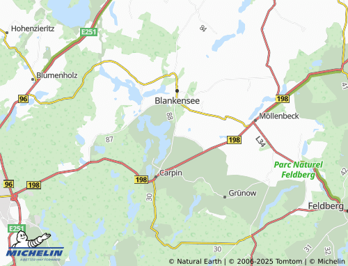 Mapa MICHELIN Groß Schönfeld - ViaMichelin