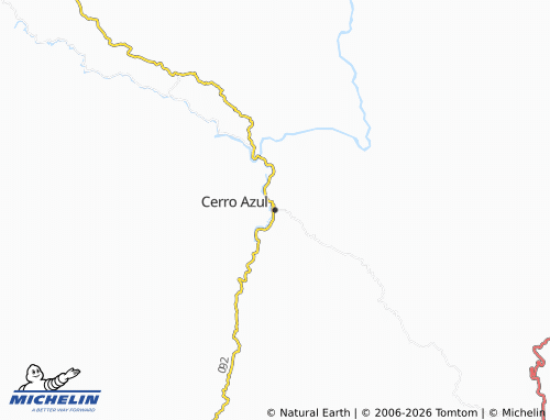 MICHELIN Cerro Azul map - ViaMichelin