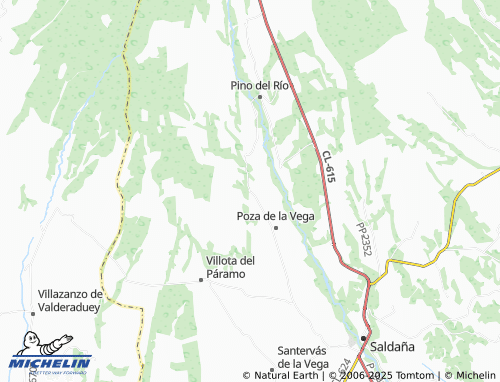 MICHELIN Villosilla de la Vega map - ViaMichelin