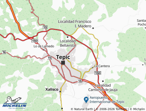 MICHELIN Villas de la Laguna map - ViaMichelin