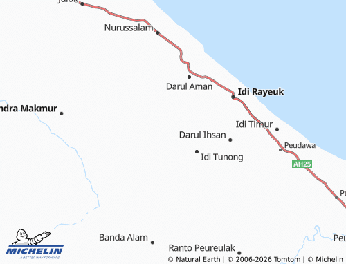 MICHELIN Alue Kumbang M map - ViaMichelin