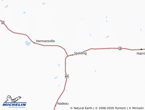 Mappa MICHELIN Spalding - ViaMichelin