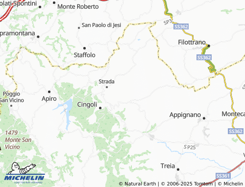 MICHELIN Torre map - ViaMichelin