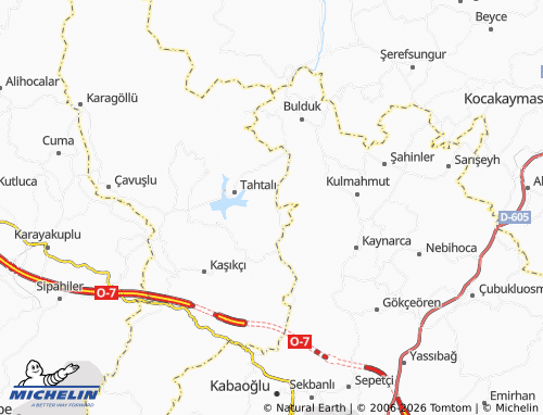 MICHELIN Geredeli map - ViaMichelin