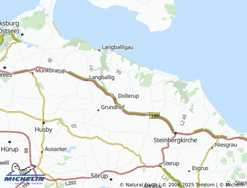 Mappa MICHELIN Nordballig - ViaMichelin