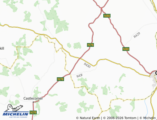 Mappa MICHELIN Newtown - ViaMichelin