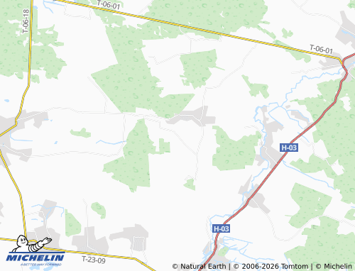 Mapa MICHELIN Boriatyn - ViaMichelin