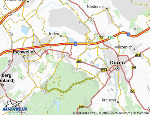 MICHELIN Obergeich map - ViaMichelin