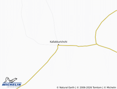 MICHELIN Kallakkurichchi map - ViaMichelin