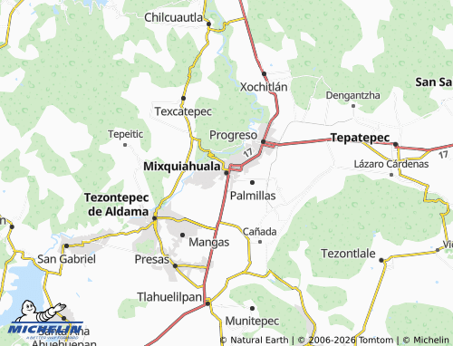 MICHELIN Mixquiahuala map - ViaMichelin
