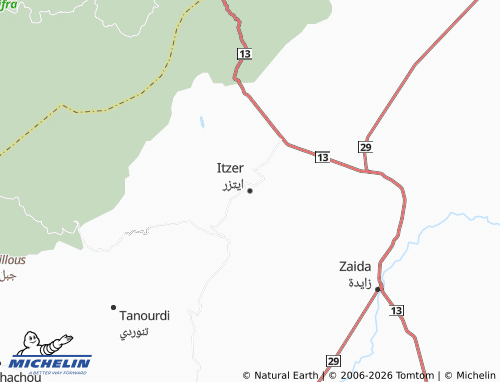 MICHELIN Eetzir map - ViaMichelin