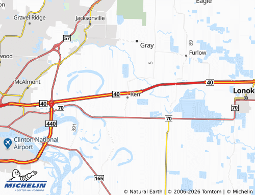 Mappa MICHELIN Kerr - ViaMichelin