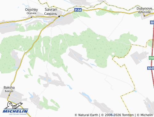 Mapa MICHELIN Polianetske - ViaMichelin