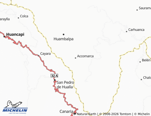 MICHELIN-Landkarte Accomarca - ViaMichelin