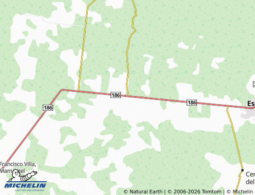 MICHELIN Nuevo Progreso 2 map - ViaMichelin