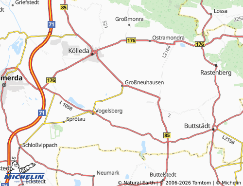 Mappa MICHELIN Kleinneuhausen - ViaMichelin