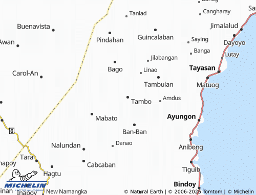 MICHELIN Tambo map - ViaMichelin