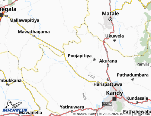 Mappa MICHELIN Henegama - ViaMichelin