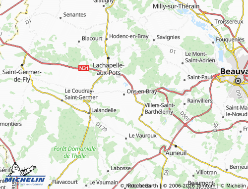 Mappa MICHELIN Ons-en-Bray - ViaMichelin