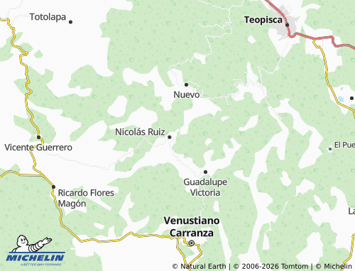 Mapa MICHELIN Emiliano Zapata - ViaMichelin