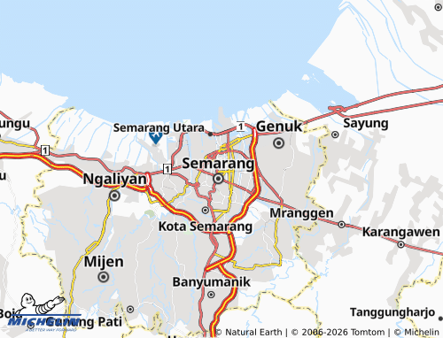 Carte MICHELIN Brumbungan - ViaMichelin