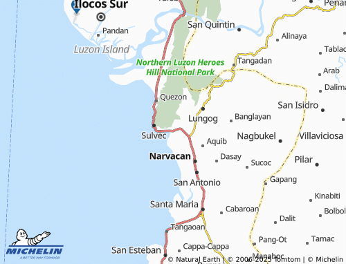 MICHELIN Bantay Abot map - ViaMichelin