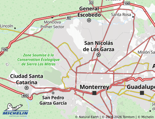 Mappa MICHELIN Nueva Galicia - ViaMichelin