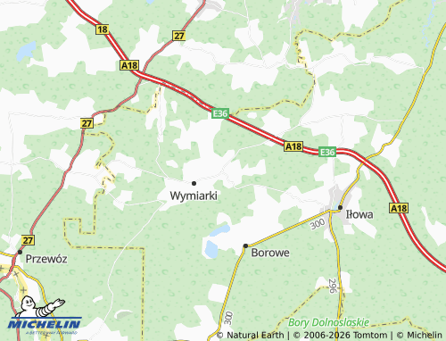 MICHELIN Witoszyn map - ViaMichelin