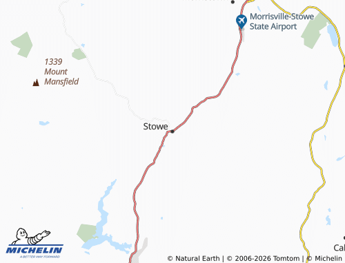 Kaart MICHELIN Stowe - ViaMichelin