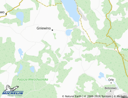 MICHELIN-Landkarte Lisewo - ViaMichelin