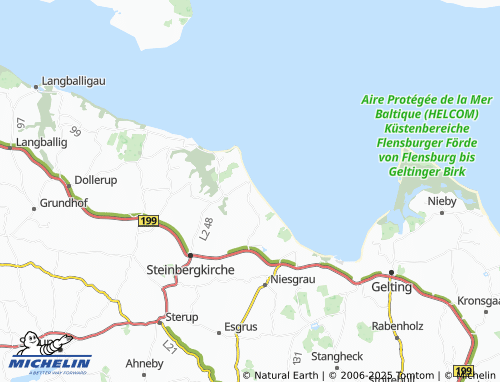 MICHELIN Norgaardholz map - ViaMichelin